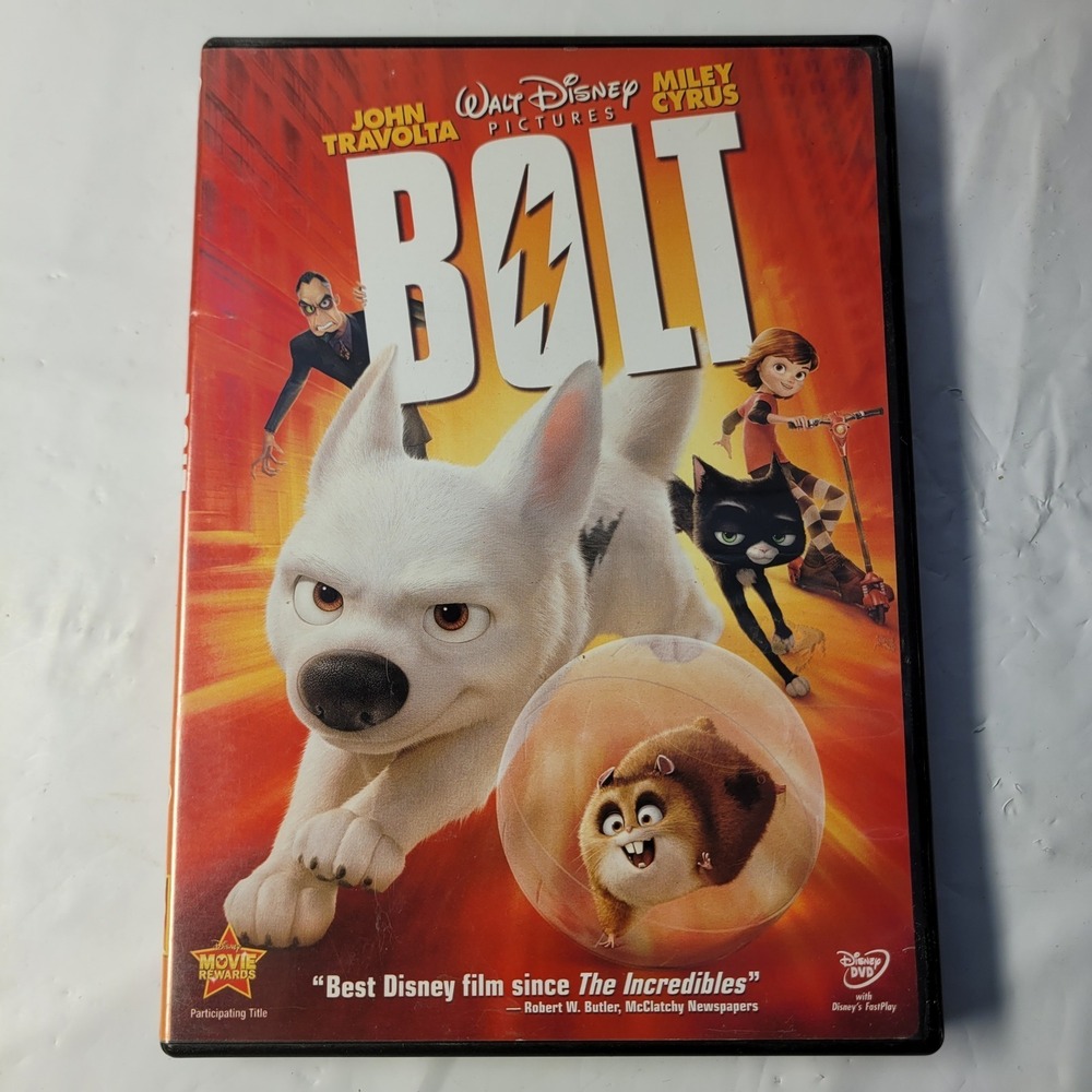 Disney Bolt DVD Widescreen Edition Animated Childrens Family Movie